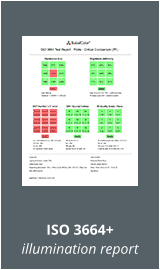 ISO 3664+ illumination report