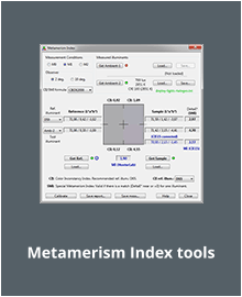 Metamerism Index tools