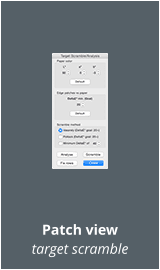 Patch view target scramble