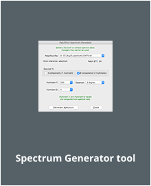 Spectrum Generator tool