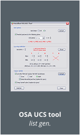 OSA UCS tool list gen.